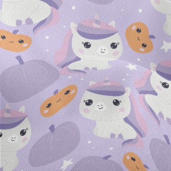 Elegant Unicorn Pumpkin Lightweight Performance Linen