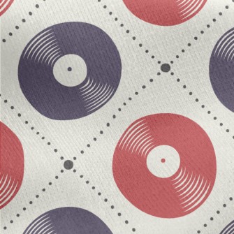 Retro Vinyl Records Jersey Backed Fleece