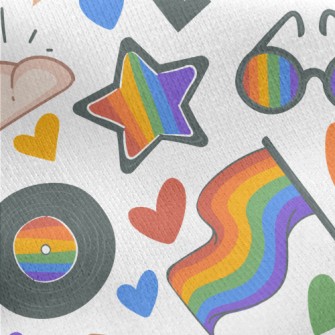 World Rainbow Day Of Love Jersey Backed Fleece