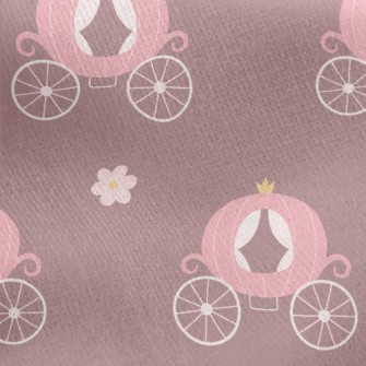 Classic Pumpkin Carriage Jersey Backed Fleece