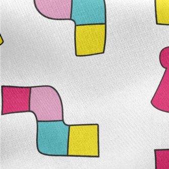 Tetris Little People Jersey Backed Fleece