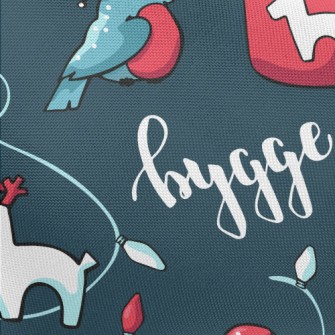 Christmas Bluebird Hot Cocoa Pongee