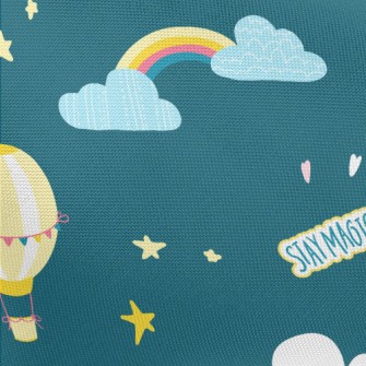 Fantasy Unicorn Castle Pongee