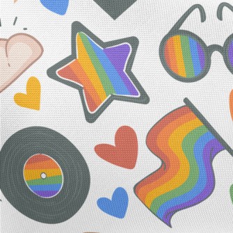 World Rainbow Day Of Love Pongee