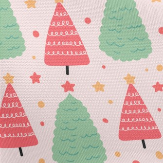 Cute Christmas Tree Pongee