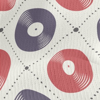 Retro Vinyl Records Stretch Jersey
