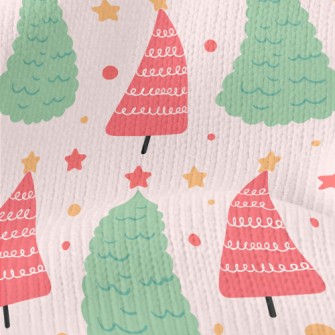 Cute Christmas Tree Stretch Jersey