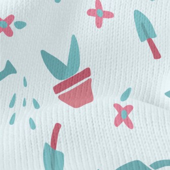 Watering Can Small Shovel Stretch Jersey