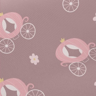 Classic Pumpkin Carriage Midweight Cotton Poplin