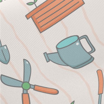 Essential Tools For Yard Work Midweight Cotton Poplin