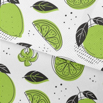Sour Lemon Slices Waterproof Oxford