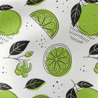 Sour Lemon Slices Waterproof Canvas