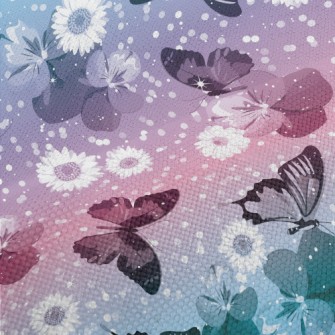 Beautiful Gradient Butterfly Performance Linen