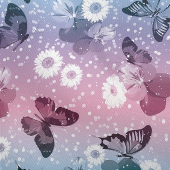 Beautiful Gradient Butterfly Dobby