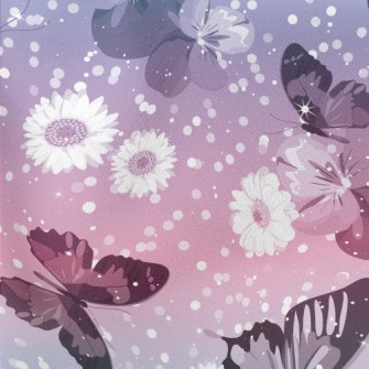 Beautiful Gradient Butterfly Stretch Ponte