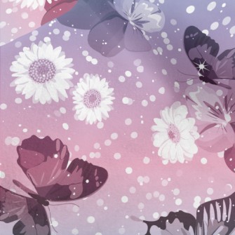 Beautiful Gradient Butterfly Micro Fleece