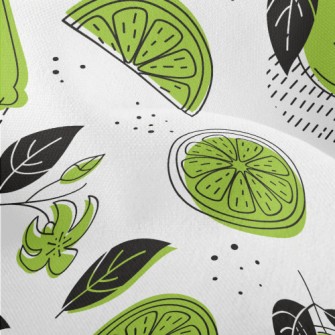 Sour Lemon Slices Lightweight Performance Linen