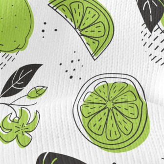 Sour Lemon Slices Stretch Jersey