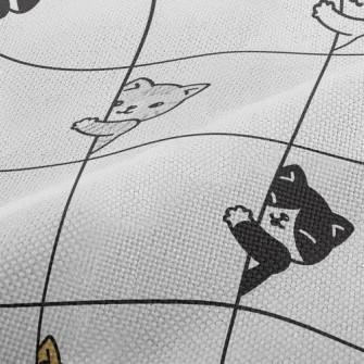 Kitten Family Peek Performance Linen