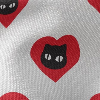 Dead Fish-eyed Loving Cat Waterproof Canvas