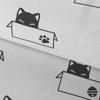 Cute Cardboard Box Cat Waterproof Oxford