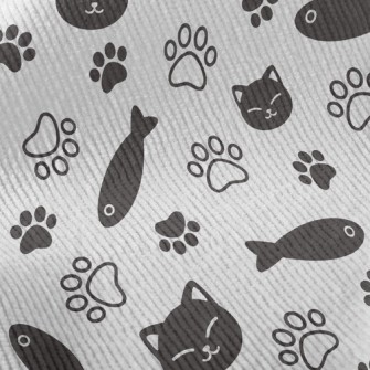 Smiling Cat Dried Fish Standard Corduroy