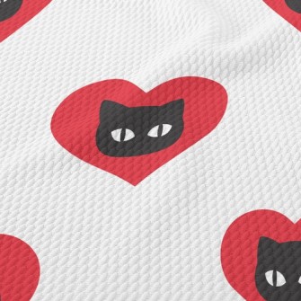 Dead Fish-eyed Loving Cat Birdseye Piqué