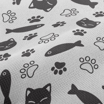 Smiling Cat Dried Fish Performance Linen