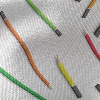 Colorful Pencils Waterproof Canvas