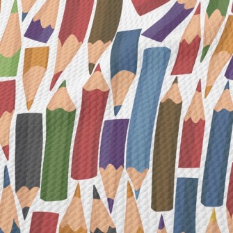 Nice Multi-color Pencils Birdseye Piqué