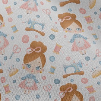 Cute Tailor Girl Chiffon
