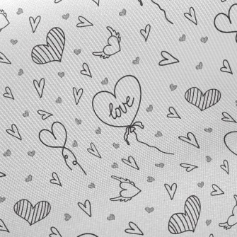 Simple Love Balloon Twill