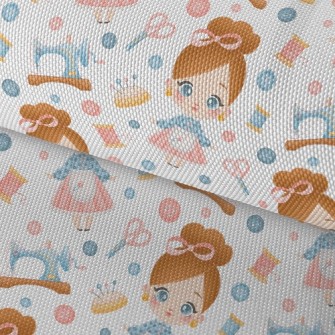 Cute Tailor Girl Waterproof Oxford