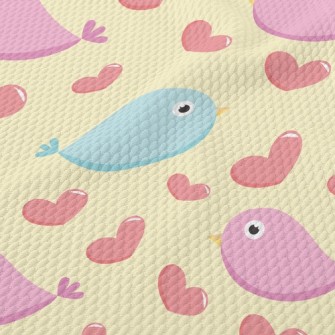 Love Bicolor Bird Birdseye Piqué
