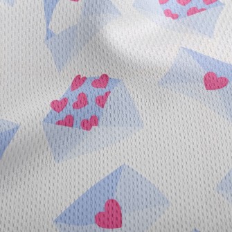 Soft Message Envelope Athletic Mesh Flat Back