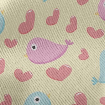 Love Bicolor Bird Standard Corduroy