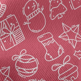 Christmas Snowman Decoration Standard Corduroy