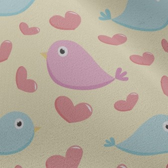 Love Bicolor Bird Chiffon