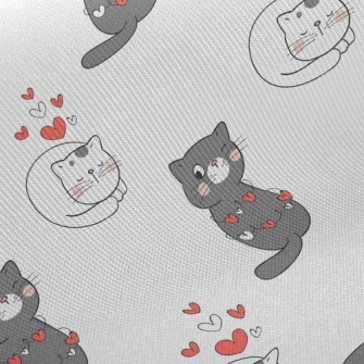 Couple Cats Who Like Each Othe Twill