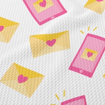Love Instant Message Birdseye Piqué