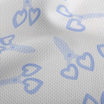 Love Handle Scissors Athletic Mesh Flat Back