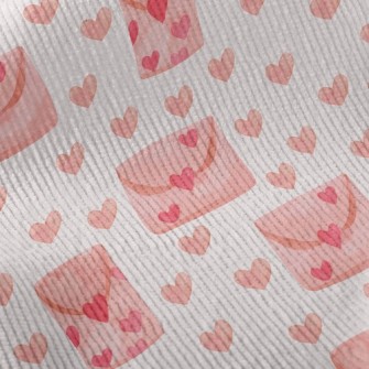 Pink Love Letter Standard Corduroy