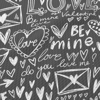 Sweet Words Birdseye Piqué