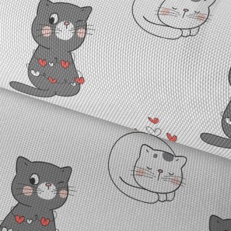 Couple Cats Who Like Each Othe Waterproof Oxford