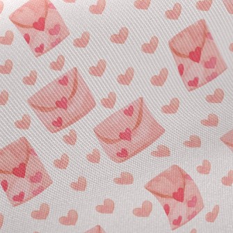 Pink Love Letter Twill