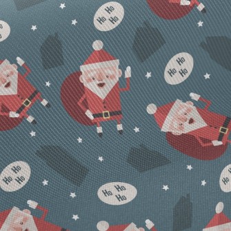 Energetic Santa Claus Twill