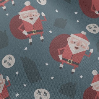 Energetic Santa Claus Chiffon