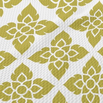 Special Cross-shaped Damask Birdseye Piqué