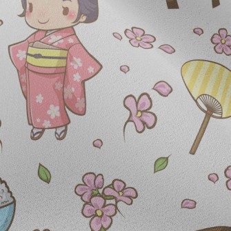 Kawaii Japanese Girl Chiffon