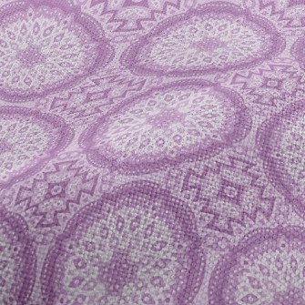 Lace Kaleidoscope Flowers Performance Linen